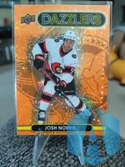 2021-22 Upper Deck Extended Series Orange Dazzlers #DZ-128 Josh Norris